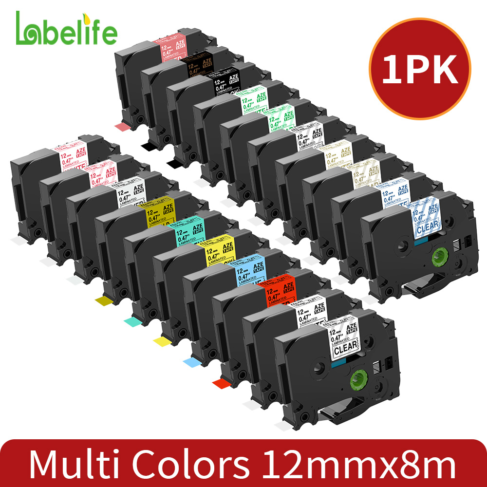 Label Printer Tape - 적층 라벨 테이프 12mm tze 테이프와