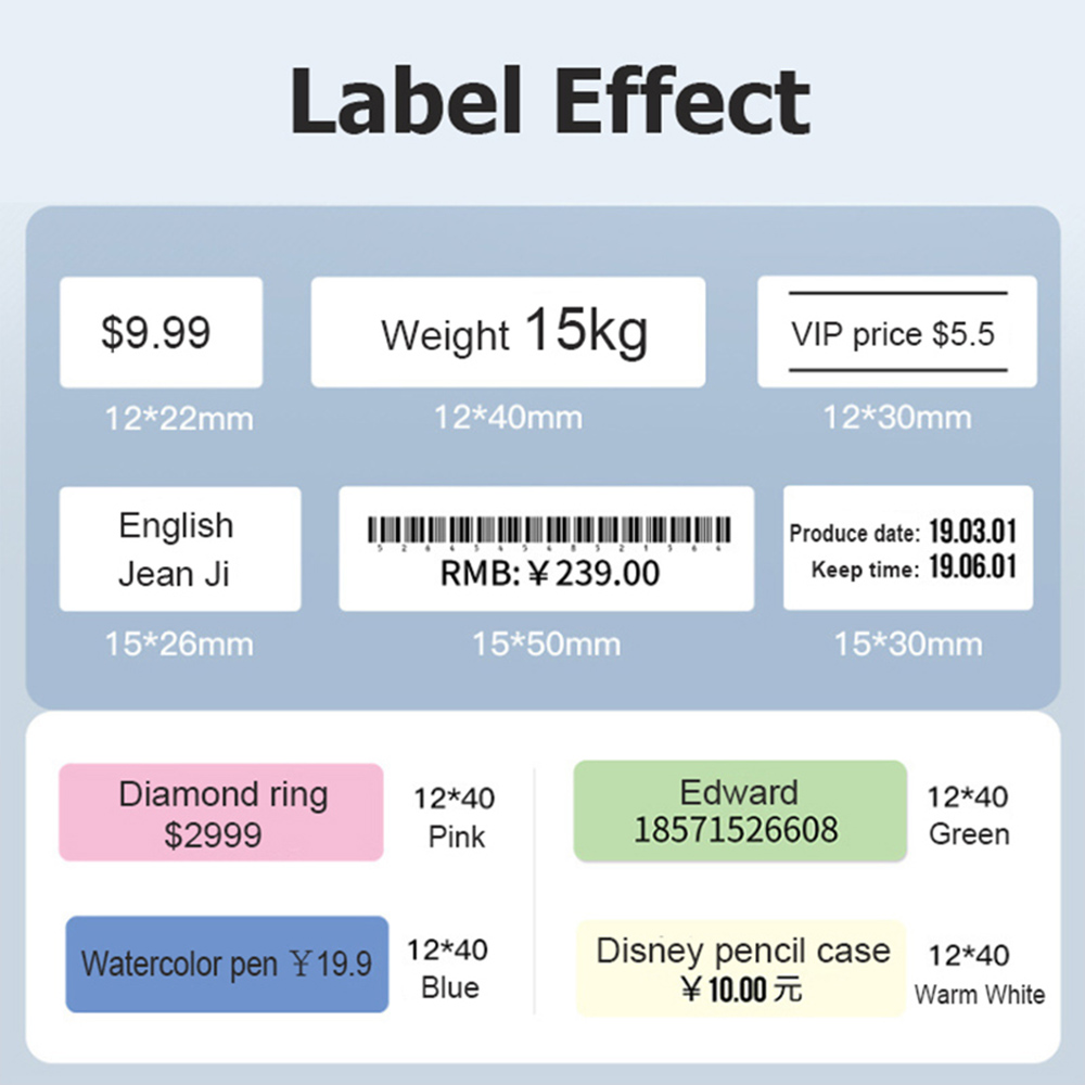 Niimbot D11 D110 D101 미니 열 라벨  - Label Printer Tape 리뷰 및 가격