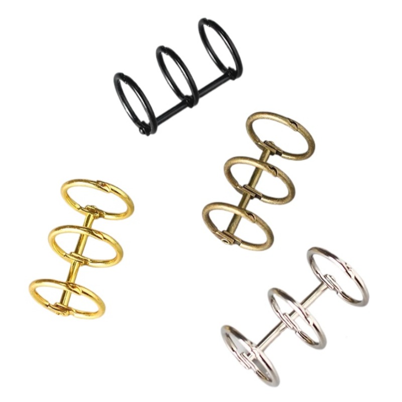 금속 책 반지 파일 종이 바인딩 느슨한 잎 바인더, 노 - Binder Clip Assorted 리뷰 및 가격