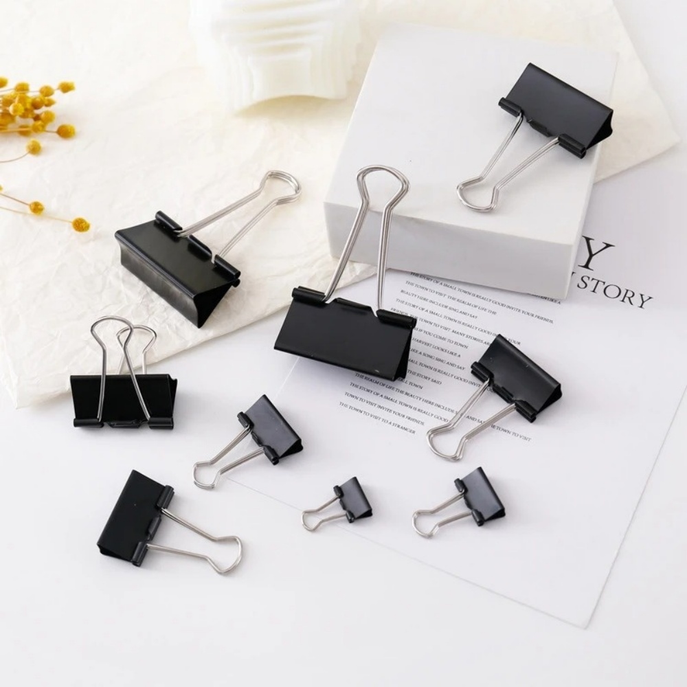 바인더 클립 블랙 폴드백 클립 19/25/32mm 세트 - Binder Clip Assorted 리뷰 및 가격