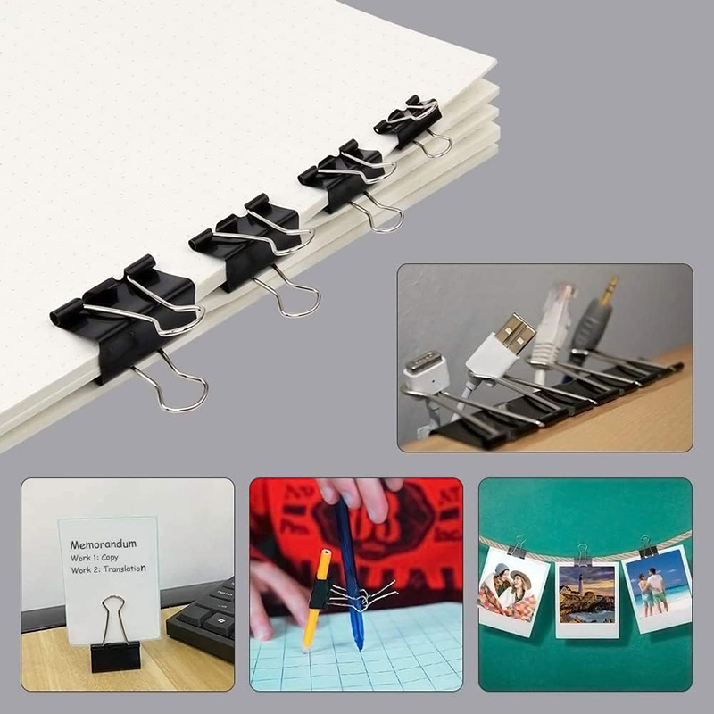 바인더 클립 블랙 폴드백 클립 19/25/32mm 세트 - Binder Clip Assorted 리뷰 및 가격