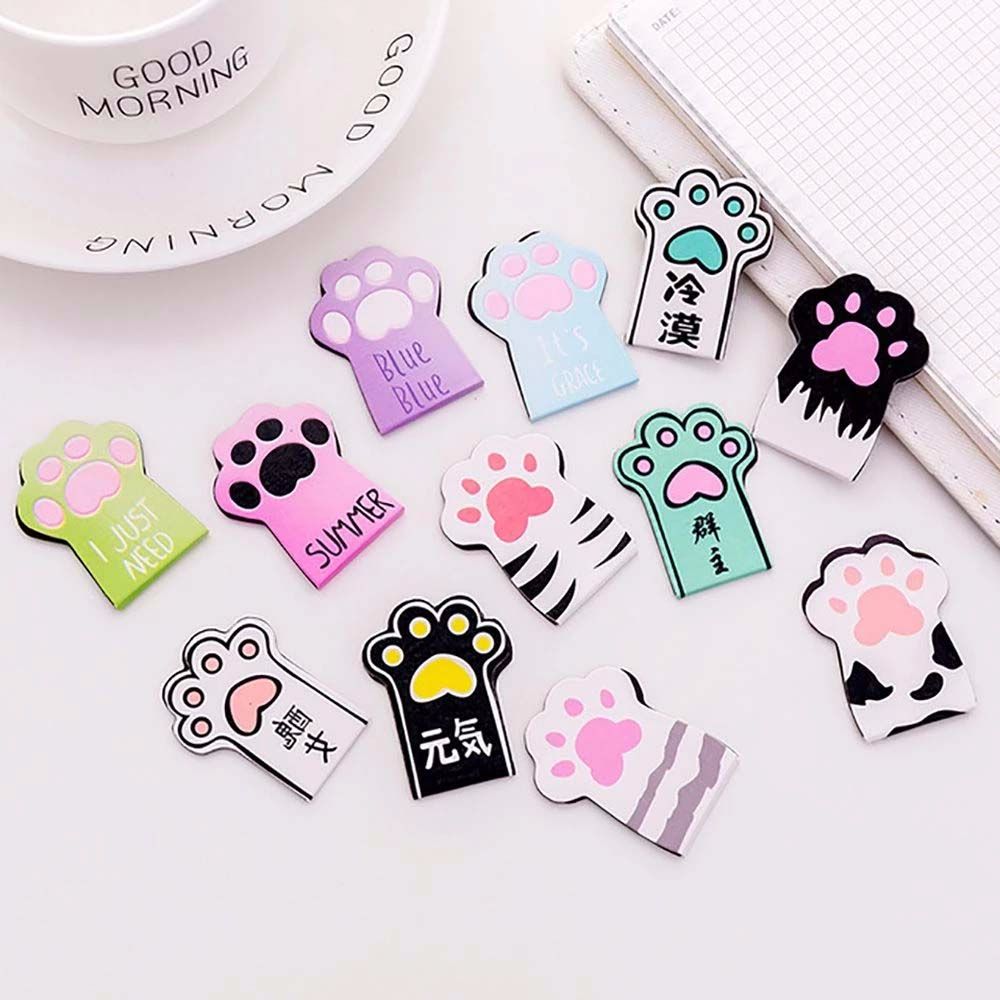 4개/세트 귀여운 사무용품 학용품 문구 책 라벨 고양이 - Paperclip Magnetic Set 리뷰 및 가격