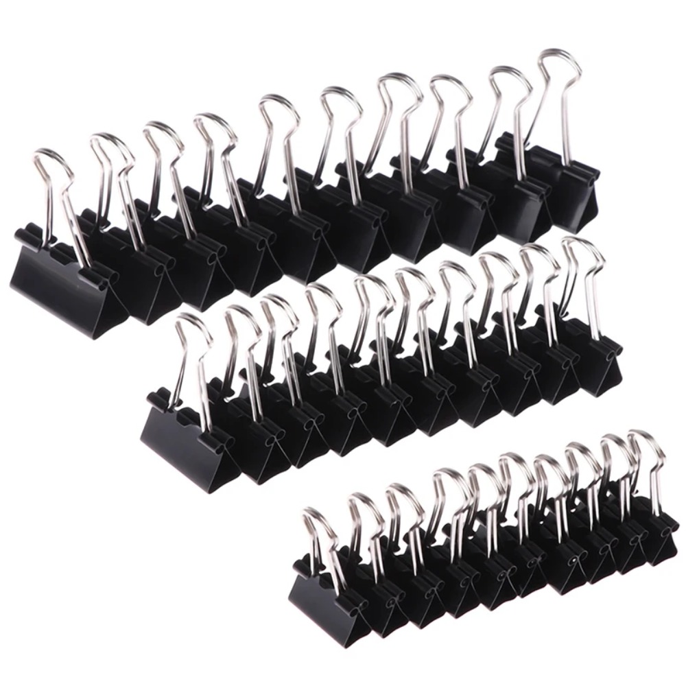 10개입 금속 바인더 클립 19mm 25mm 32mm  - Binder Clip Assorted 리뷰 및 가격