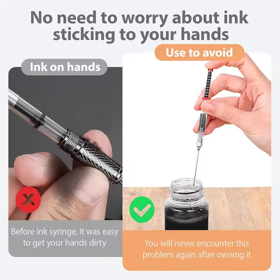 1-10개 분수펜 잉크 충전기 잉크 펜 주사기 흡입기구 - Fountain Pen Ink 리뷰 및 가격